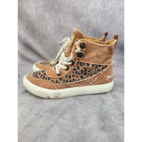 Blowfish Malibu Womens Upland High Top Canvas Sneakers Desert Caramel Size 7 - Picture 3 of 9
